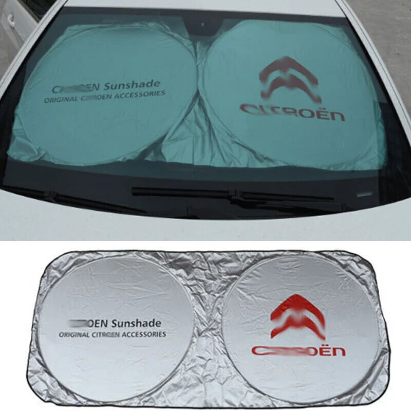 Faltbare Auto-Sonnenblende mit Logo