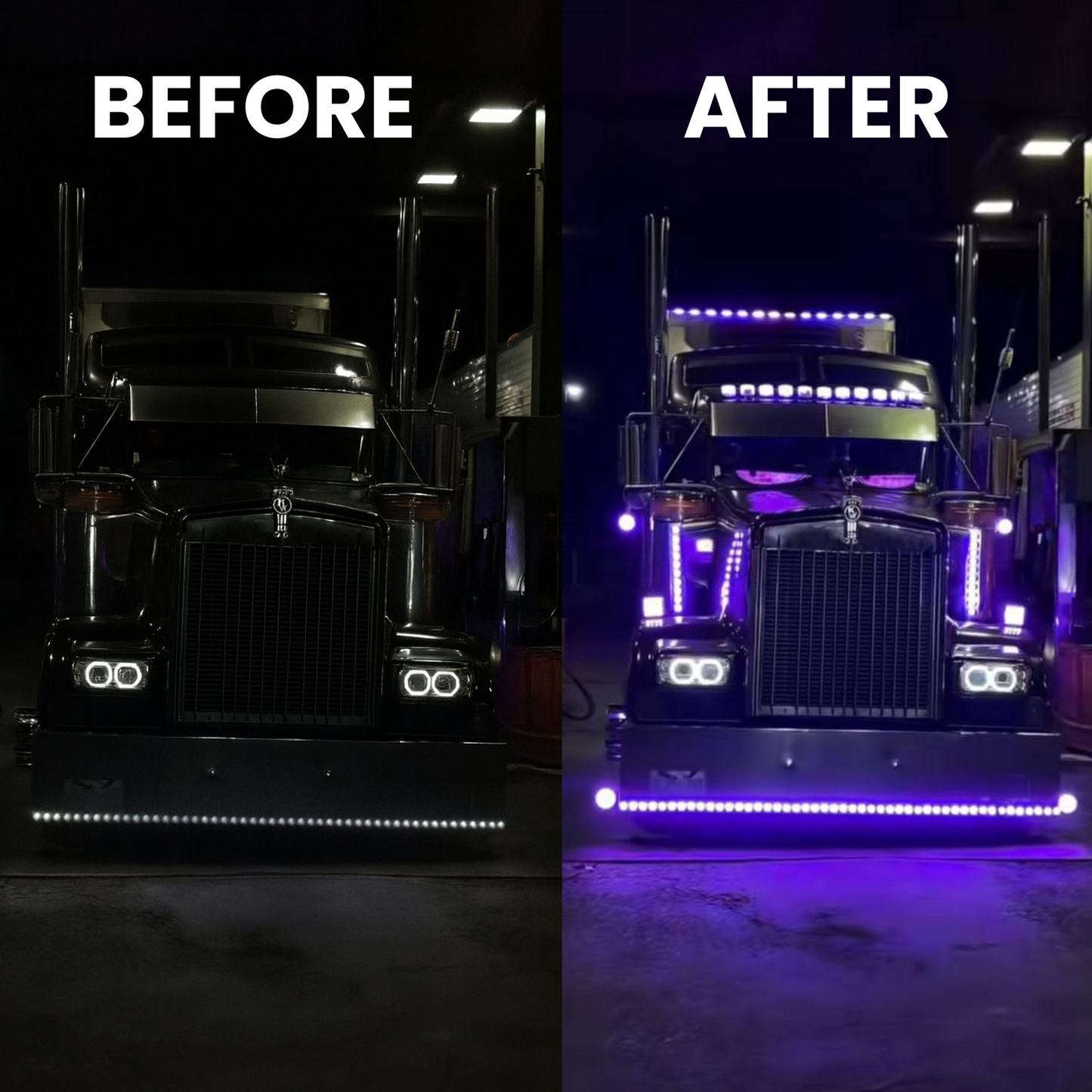 LED biløyne - pakke med 2 stk.